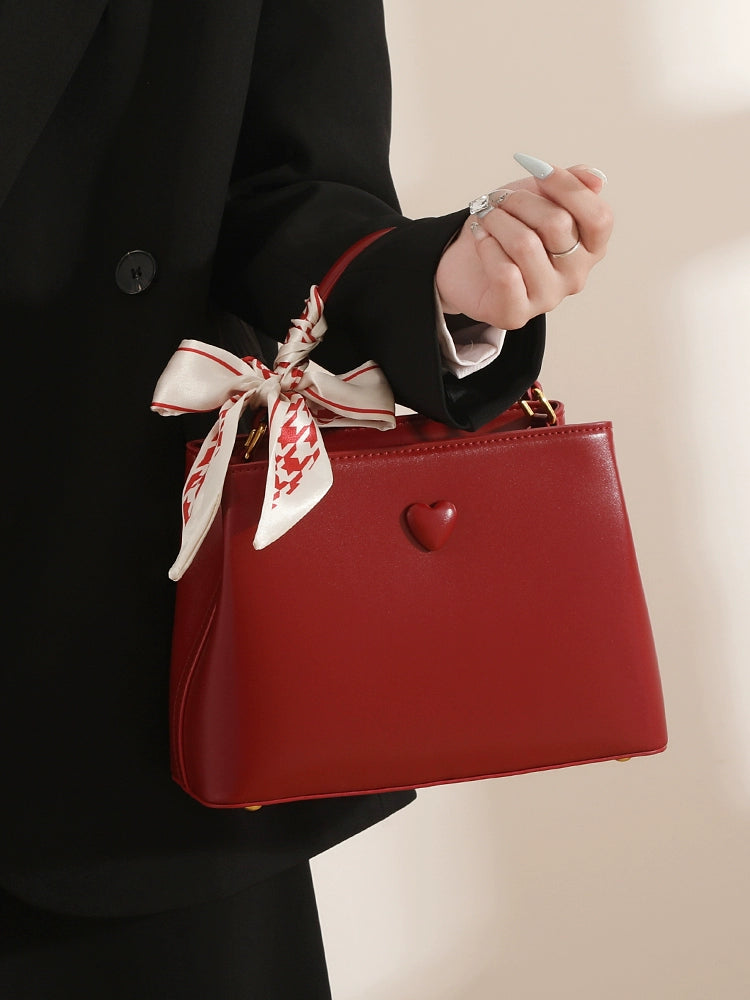 Bag Female Red Elegant Bridal Gift