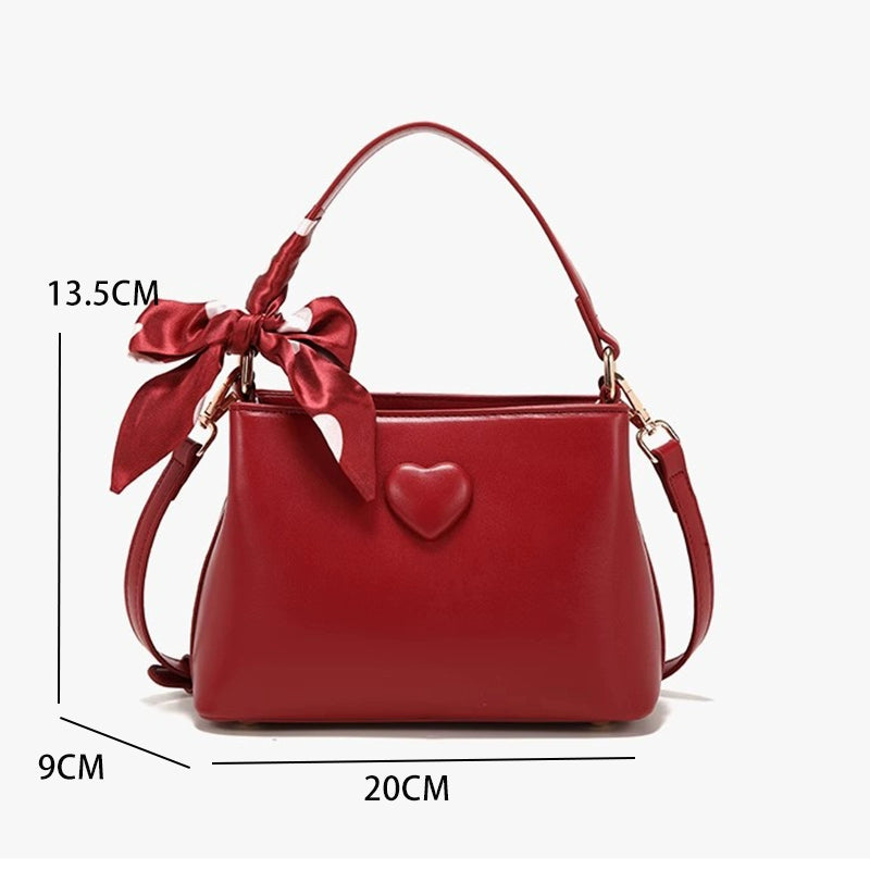 Bag Female Red Elegant Bridal Gift