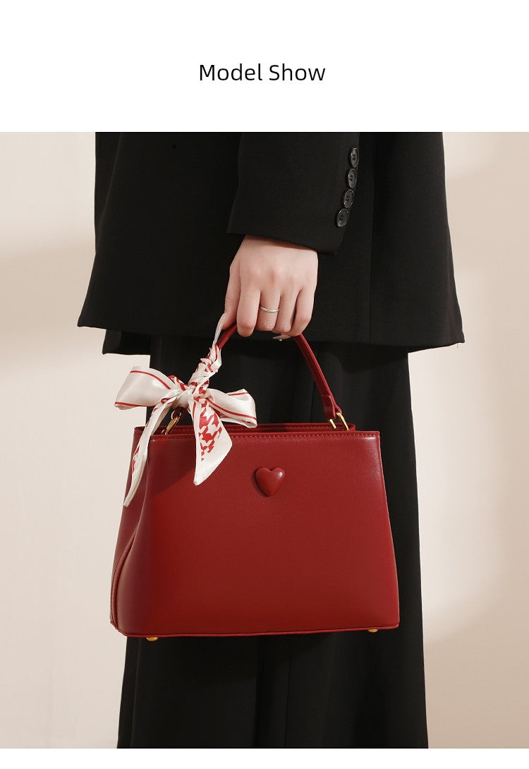 Bag Female Red Elegant Bridal Gift