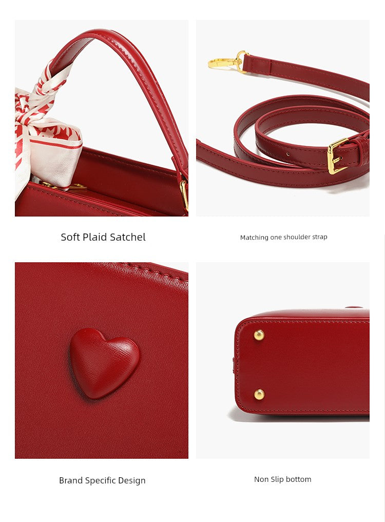 Bag Female Red Elegant Bridal Gift